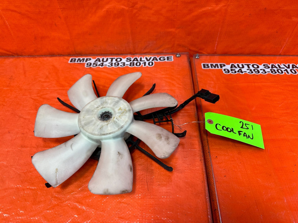 08 12 HONDA ACCORD SEDAN 2.4L AIR CONDITIONING AC CONDENSER COOLING FAN OEM #2513