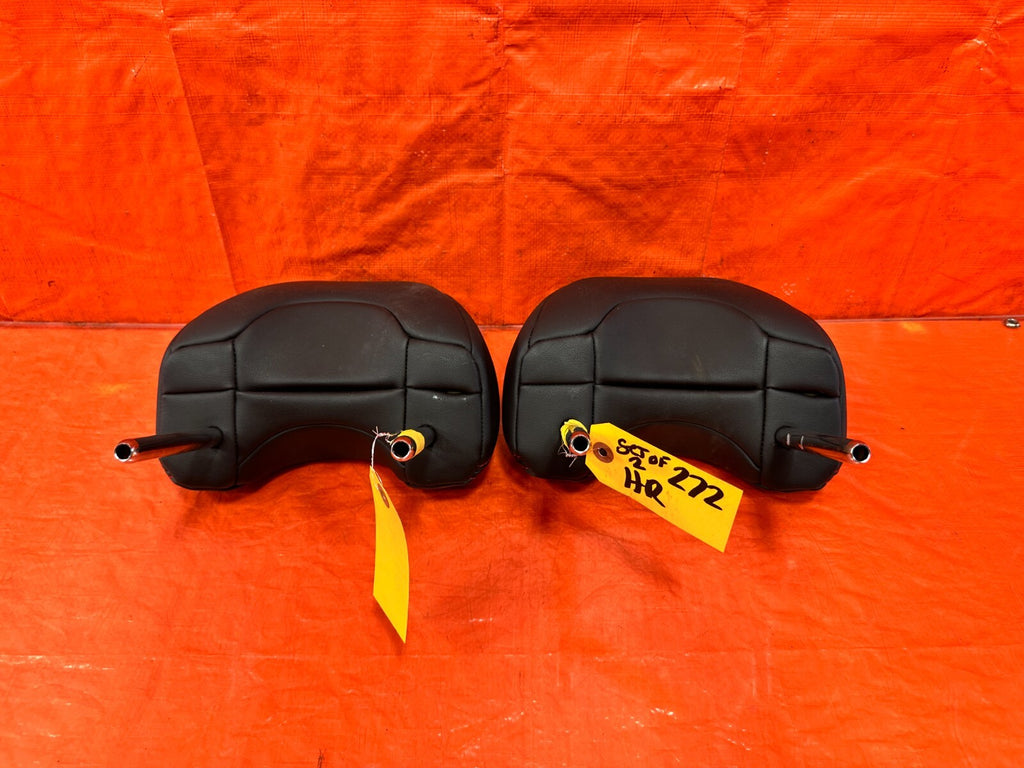 13 20 SUBARU BRZ   FRONT SEAT HEAD REST SET LEFT AND RIGHT  LEATHER   OEM #2928
