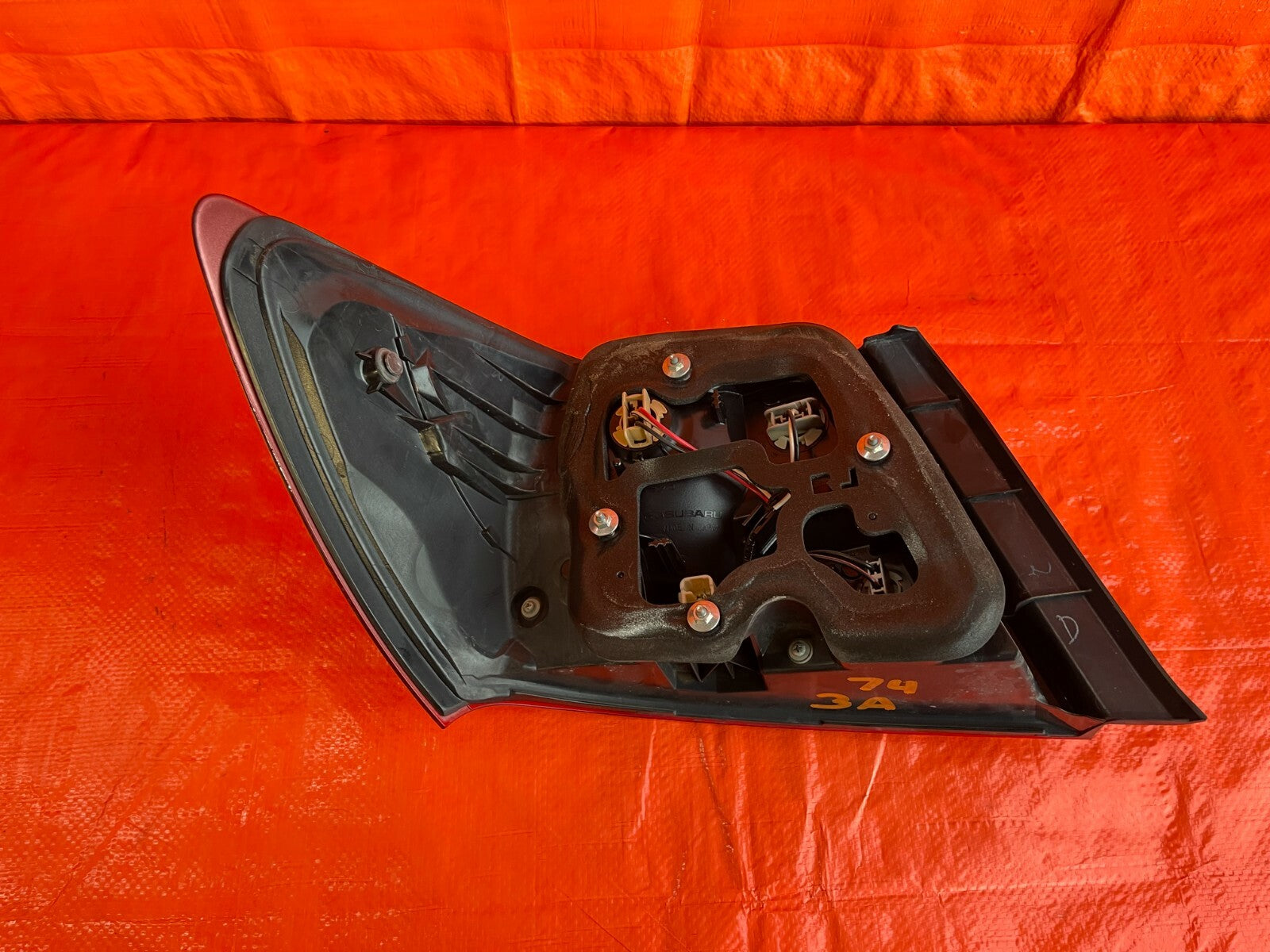 12 14 SUBARU IMPREZA WRX STi SEDAN   RIGHT TAIL LIGHT PASSENGER REAR OUTER OEM 9