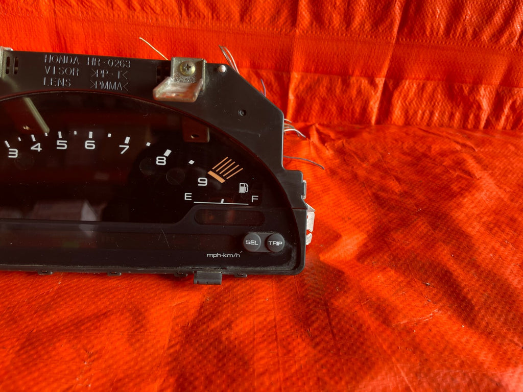 00 03 HONDA S2000 AP1 INSTRUMENT GAUGE CLUSTER SPEEDOMETER W/ PIG TAILS OEM #632