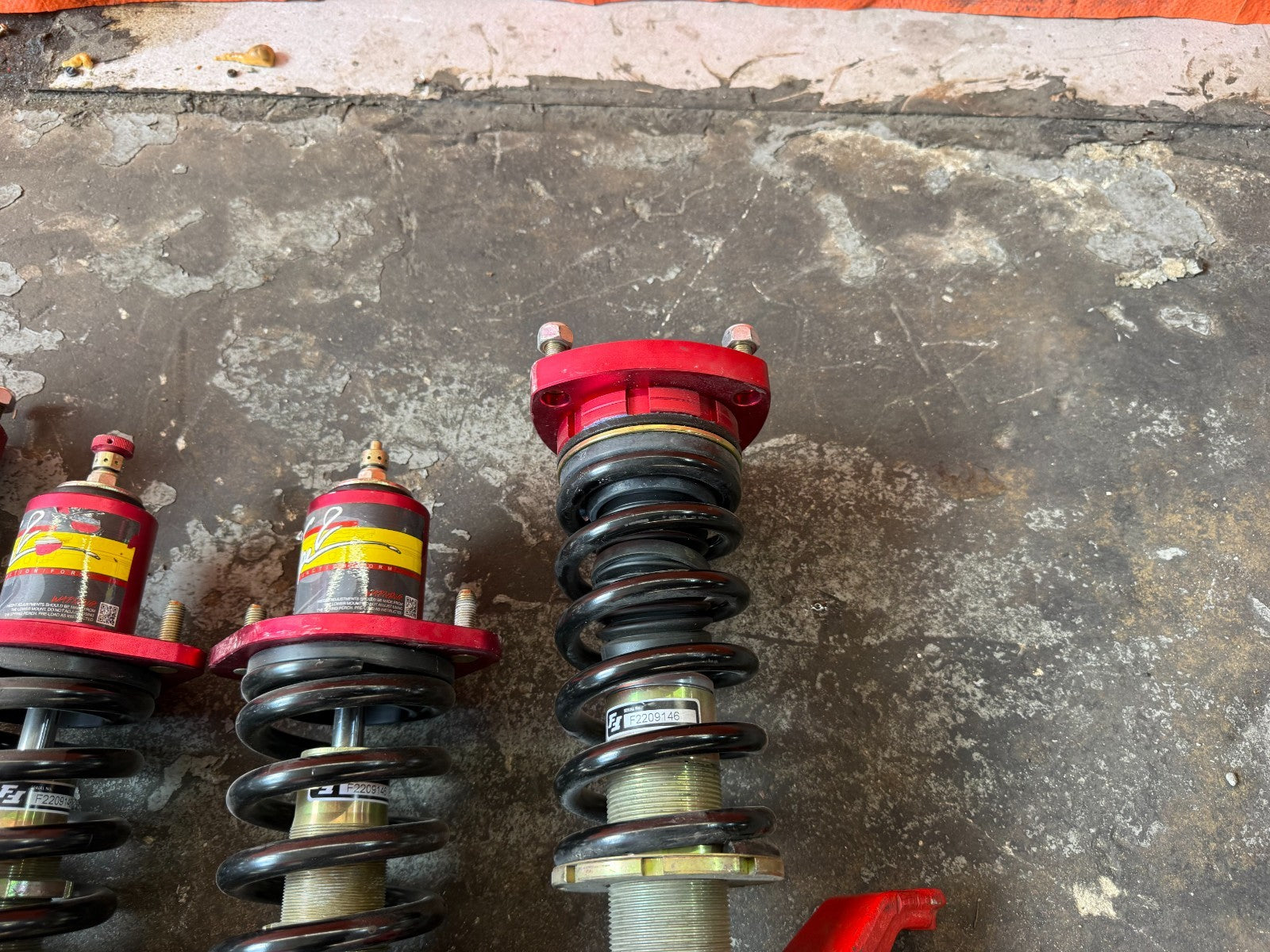 02 06 ACURA RSX TYPE S 2.0L FUNCTION FORM TYPE 2 COILOVERS OEM #DC5 #DNP6