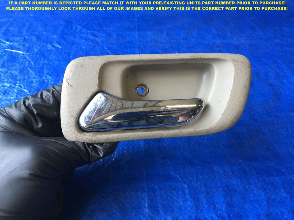 OEM 1998 1999 2000 HONDA ACCORD SEDAN DRIVER LEFT REAR INTERIOR DOOR HANDLE  0