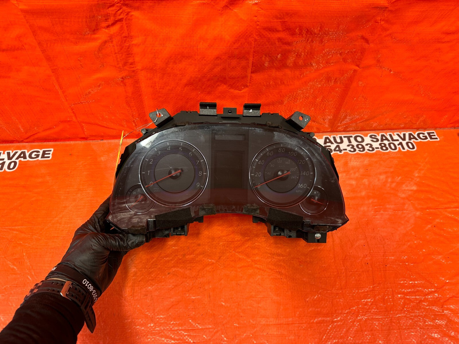 2008 INFINTI G37 COUPE S SPORT 6 SPEED MANUAL   INSTRUMENT GAUGE CLUSTER OEM 2450