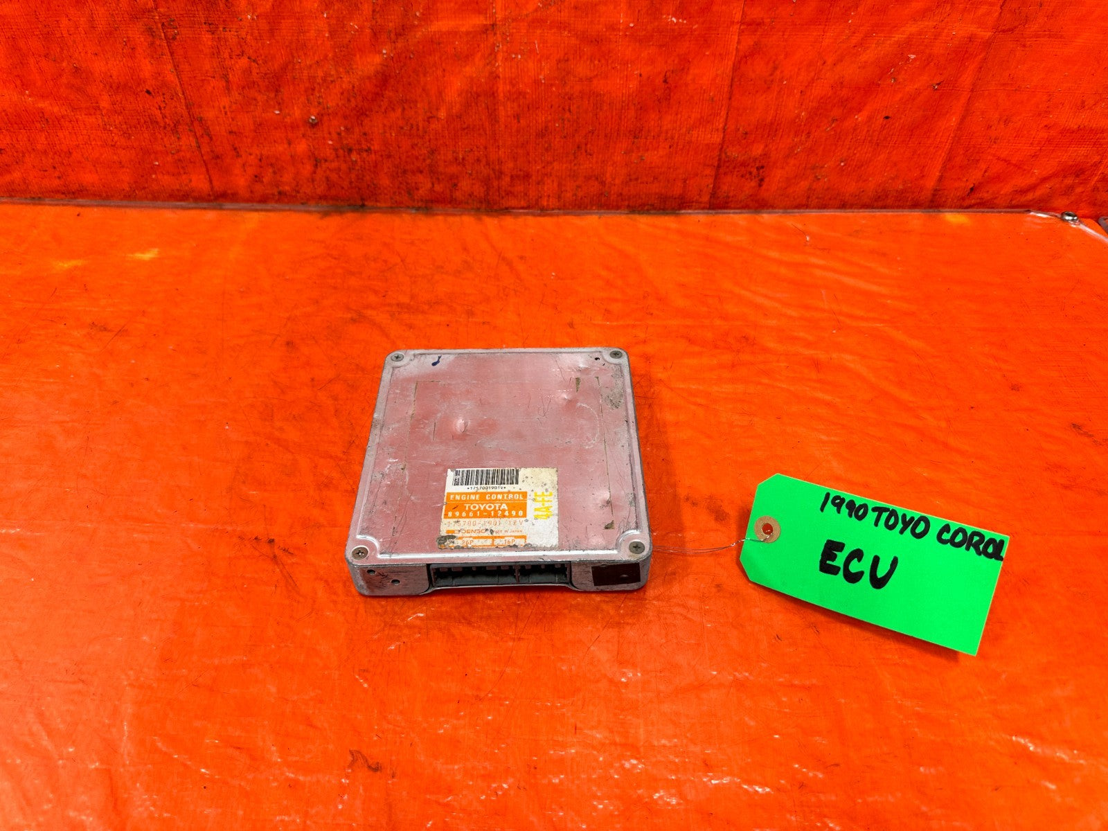OEM 1990 TOYOTA COROLLA ECU # 89661 12490 ENGINE COMPUTER BRAIN ECM #1112 #ZJ550