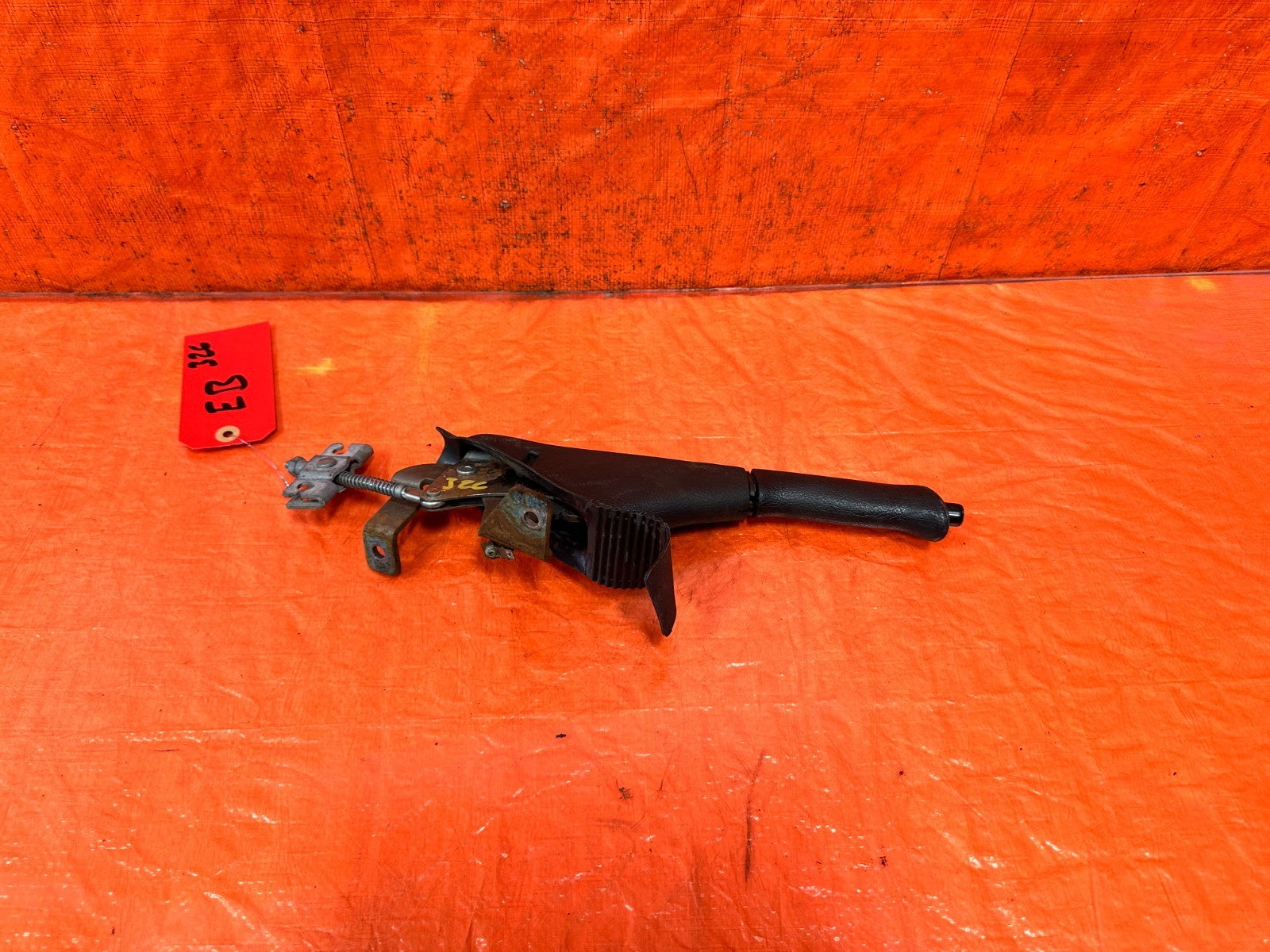 92 95 HONDA CIVIC   EMERGENCY / PARKING BRAKE HANDLE GRIP LEVER   OEM #3276