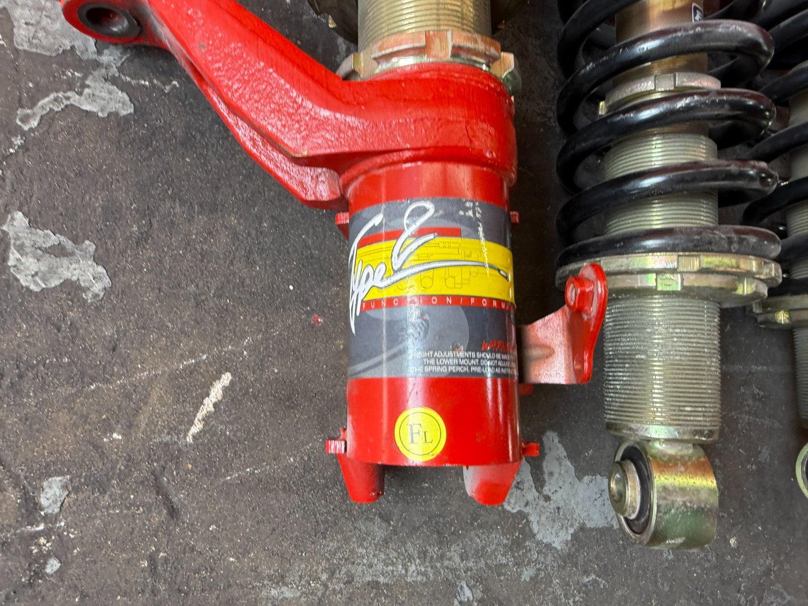 02 06 ACURA RSX TYPE S 2.0L FUNCTION FORM TYPE 2 COILOVERS OEM #DC5 #DNP14