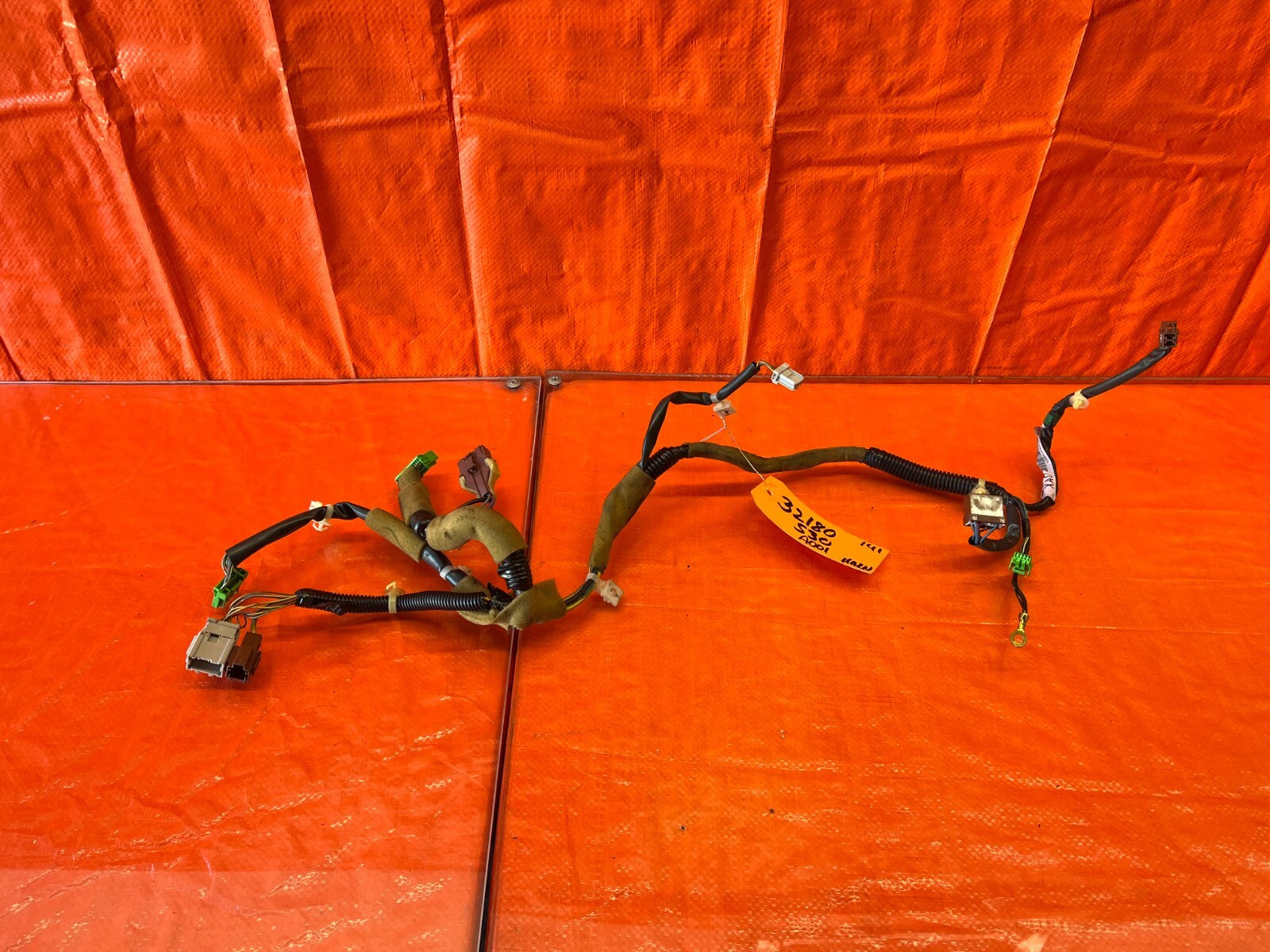 97 01 HONDA PRELUDE   AIR CONDITIONING AC HEATER CLIMATE CONTROL HARNESS   #1410