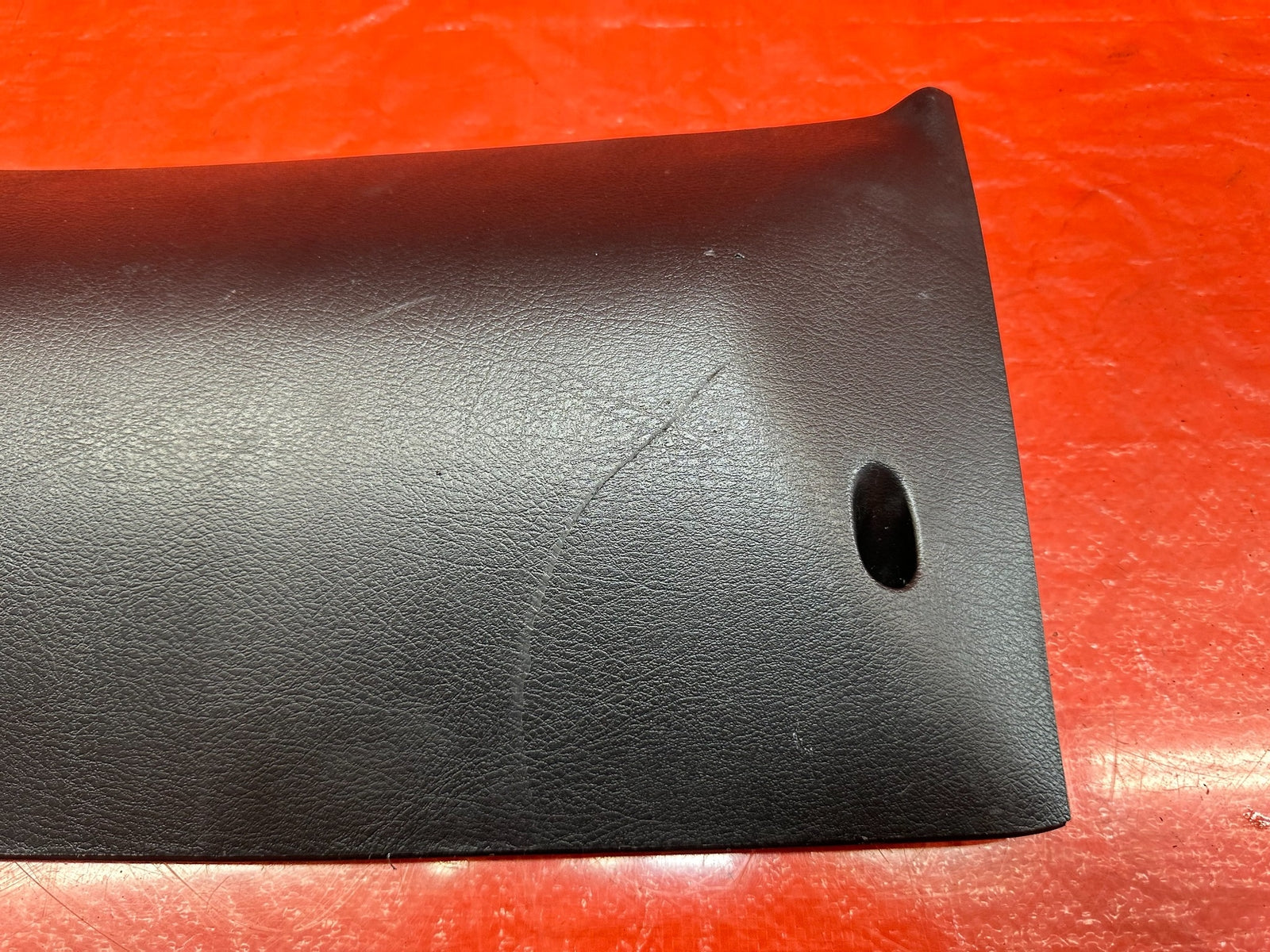 90 93 ACURA INTEGRA 2D   UNDER DASH BLOWER MOTOR COVER TRIM   BLACK   OEM #1895