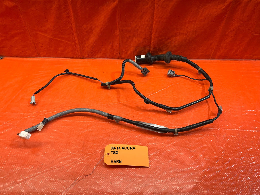 09 14 ACURA TSX   PASSENGER RIGHT REAR DOOR WIRING HARNESS WIRE LOOM   OEM #1680