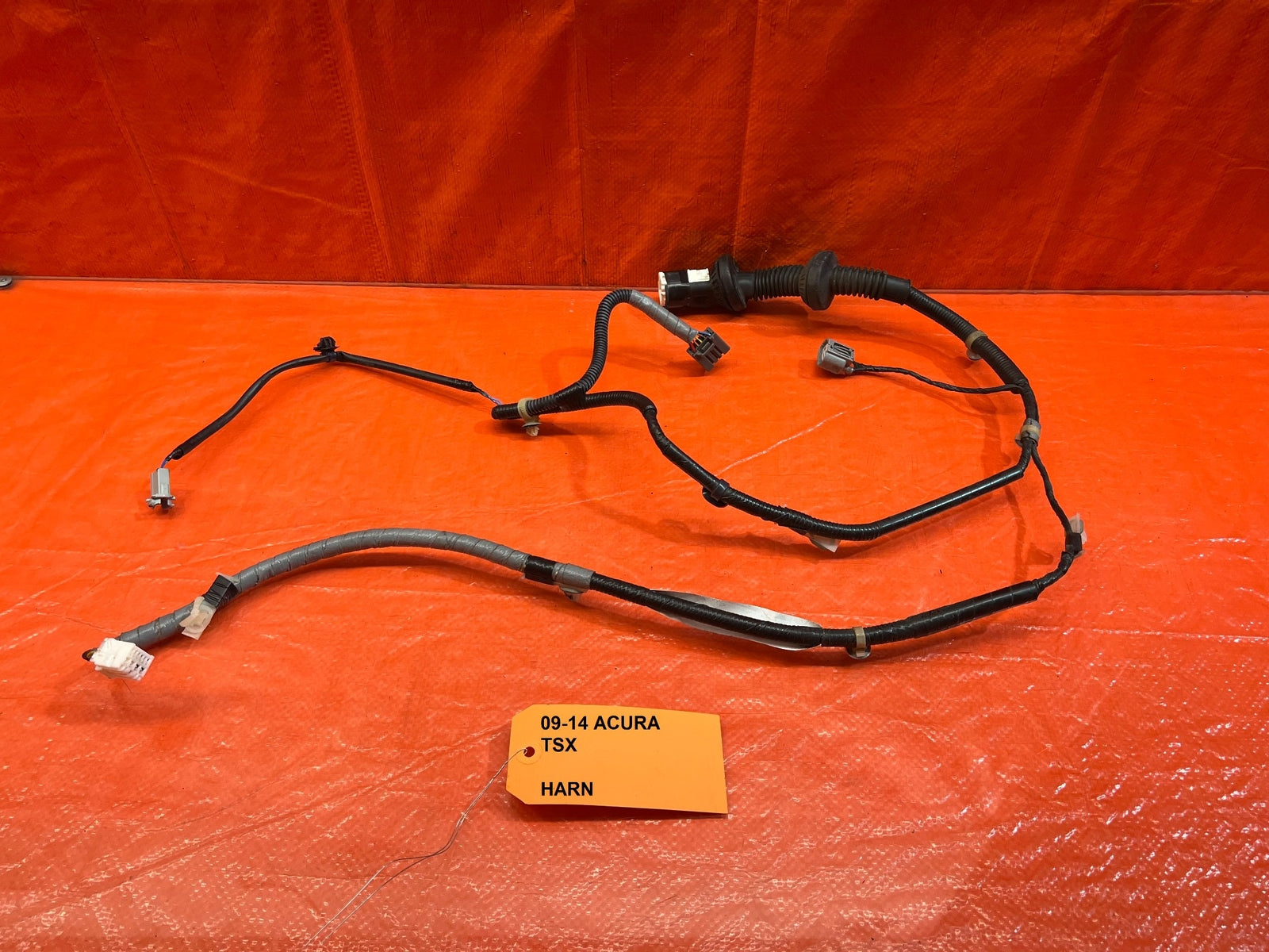 09 14 ACURA TSX   PASSENGER RIGHT REAR DOOR WIRING HARNESS WIRE LOOM   OEM #1680