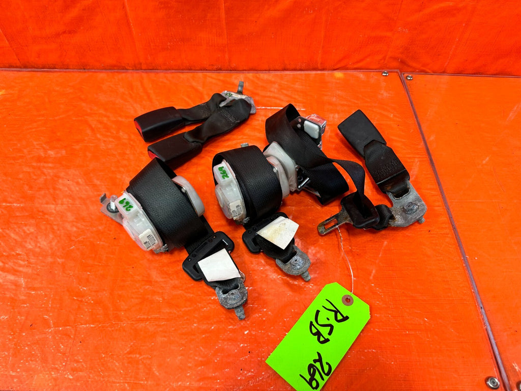 13 15 HONDA CIVIC SI 2D COUPE   LEFT & RIGHT REAR SEAT BELTS OEM FACTORY #2698