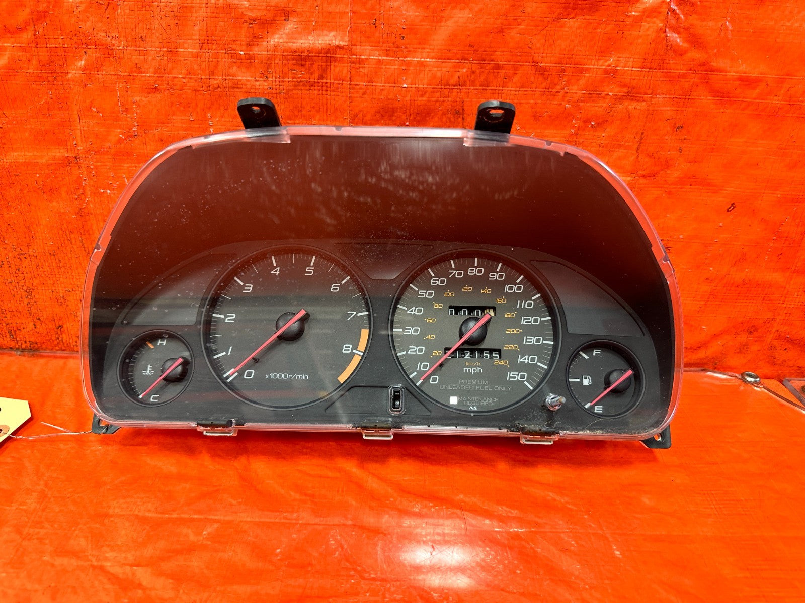 97 01 HONDA PRELUDE   5 SPEED MAUAL STICK SHIFT INSTRUMENT GAUGE CLUSTER OEM 3230