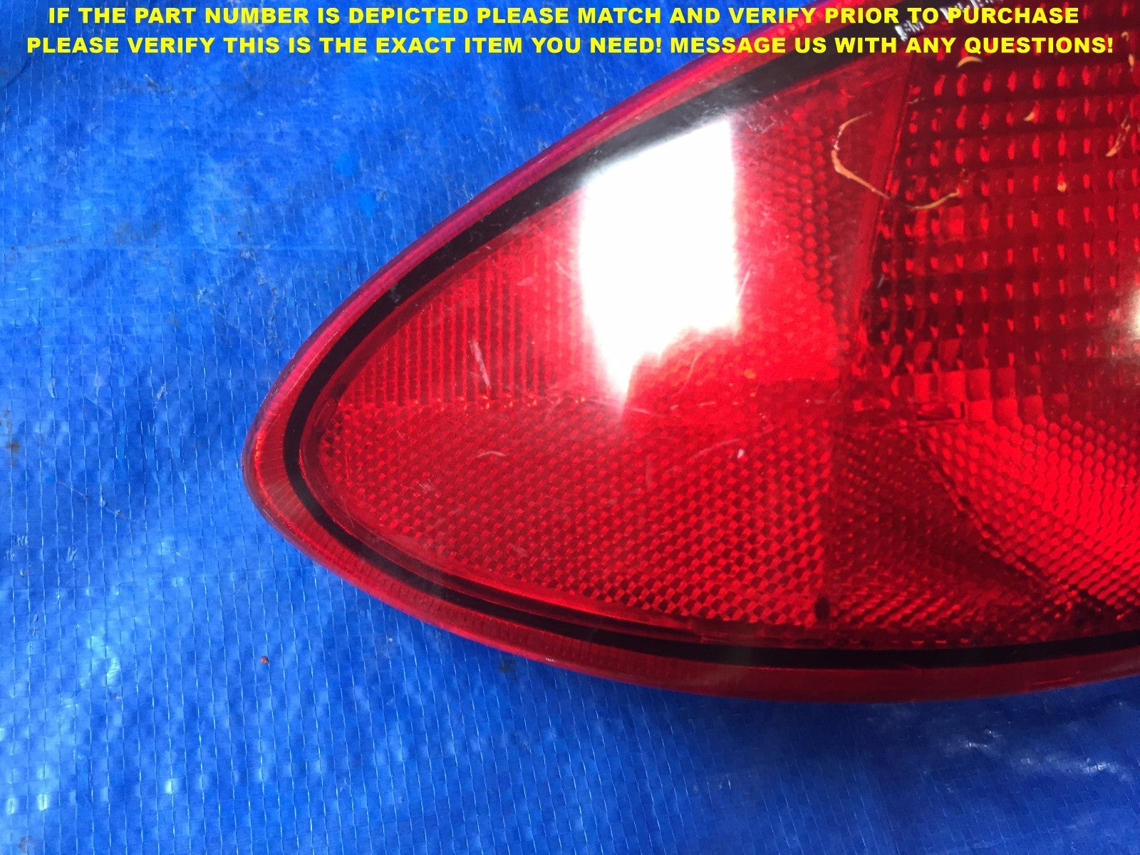 OEM 1995 1996 2997 1998 1999 CHEVROLET CAVALIER DRIVER LEFT INNER TAIL LIGHT 3B1