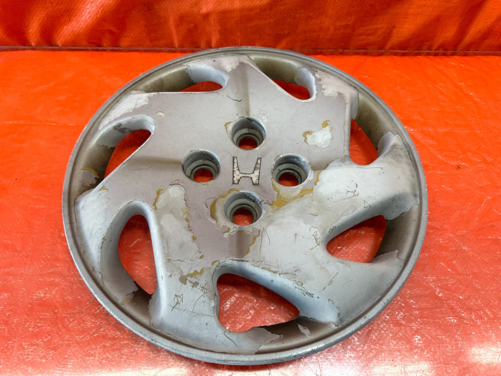 92 93 HONDA CIVIC SI & EX 7 SPOKE PLASTIC FACTORY HUB CAP WHEEL COVER OEM 199 110