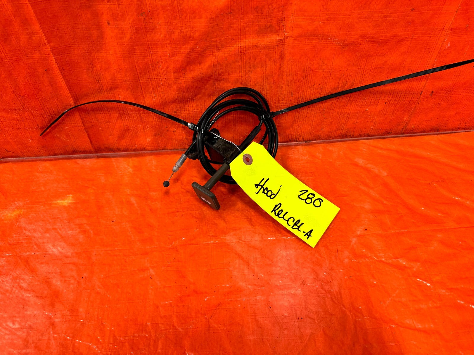 02 06 ACURA RSX TYPE S & BASE   HOOD LATCH RELEASE LEVER CABLE   OEM FACTORY 2800