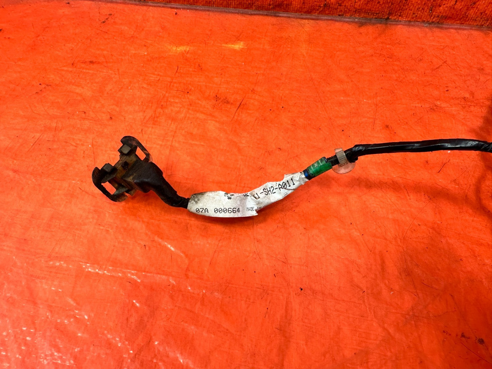 90 91 HONDA CIVIC HATCHBACK   LEFT DOOR SPEAKER WIRE HARNESS   OEM 317 SPLICE6