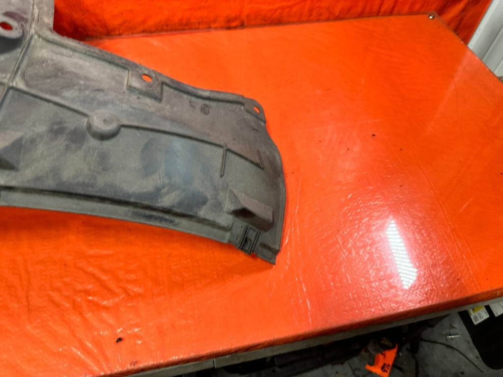 08 15 INFINITI G37 Q60 RIGHT PASSENGER FRONT FENDER REAR SPLASH SHIELD #3292