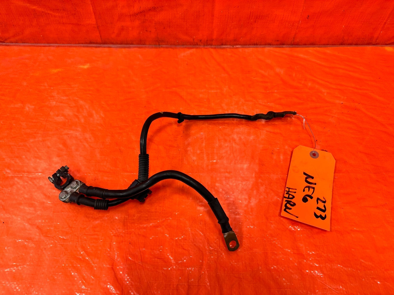 92 96 HONDA PRELUDE   H22 H22A NEGATIVE TERMINAL BATTERY GROUND WIRE HARNESS 2730