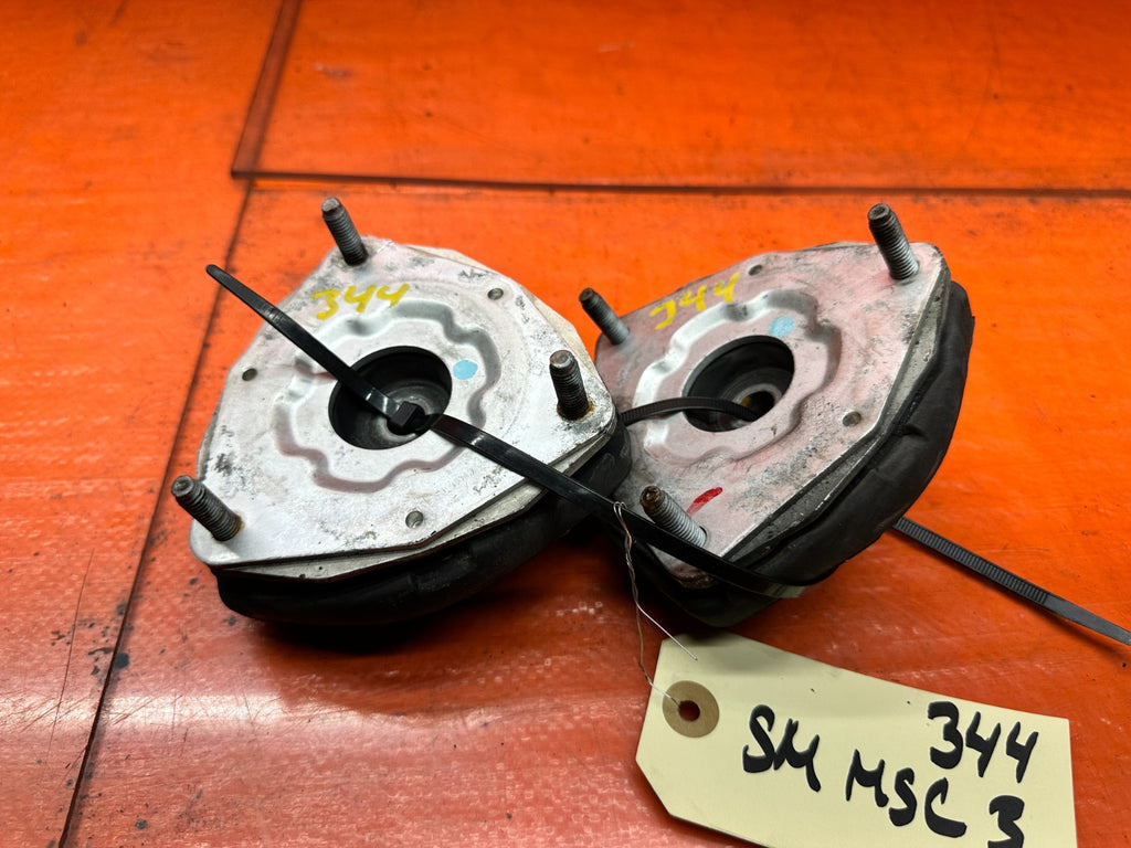 14-15 INFINITI Q50 3.7L FRONT SUSPENSION SHOCK STRUT TOP HAT MOUNT PLATES OEM #34