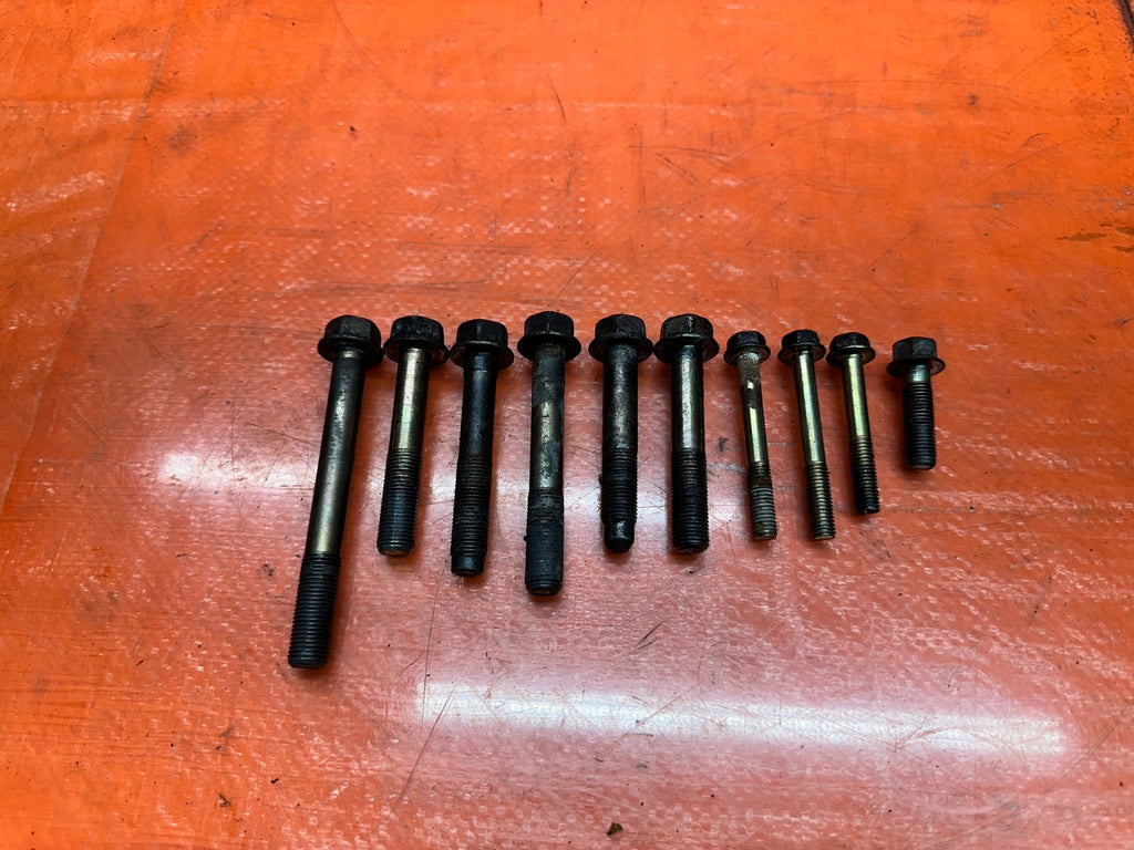 92 96 HONDA PRELUDE H22A MT TRANSMISSION BELLHOUSING BOLTS OEM #3320