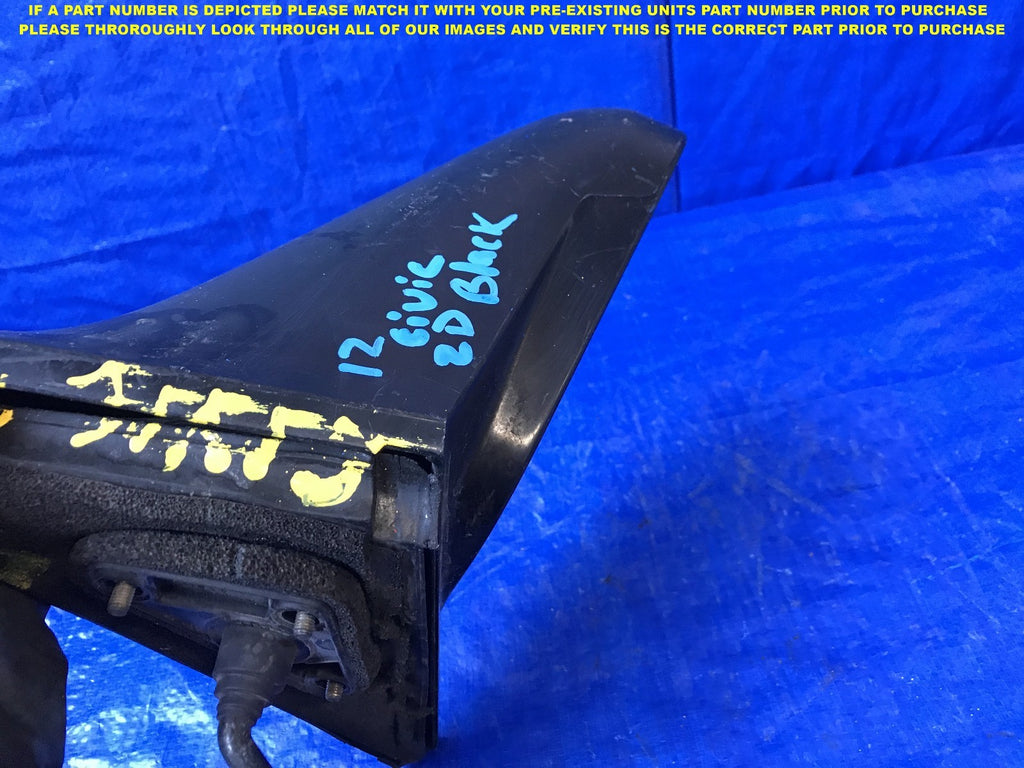 OEM 1996 1997 1998 1999 2000 HONDA CIVIC COUPE DRIVER LEFT SIDE VIEW MIRROR.5