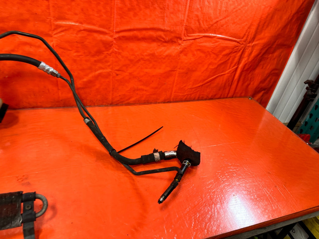 08 15 INFINITI G37 Q60 COUPE ALL POWER STEERING LINES W/ COOLER & PRESSURE LINE16
