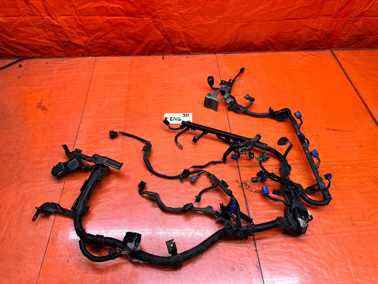 13 15 HONDA CIVIC SI 4D 2.4L K24Z7 ENGINE WIRING WIRE HARNESS LOOM OEM #3340