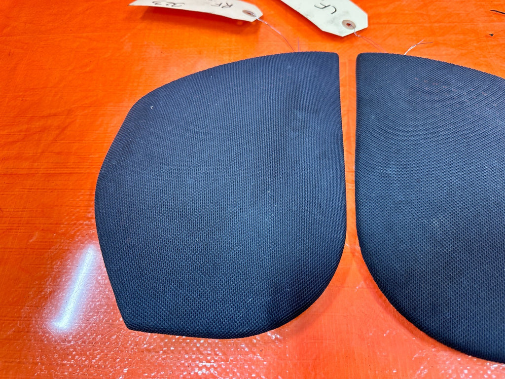97 01 HONDA PRELUDELEFT AND RIGHT DOOR PANEL SPEAKER COVER TRIM INSERT OEM 2524