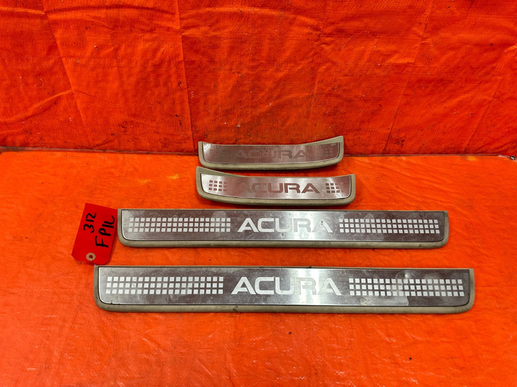 04-08 ACURA TSX - FLOOR PILLAR SCUFF PLATE SET LEFT RIGHT FRONT REAR - OEM #3120