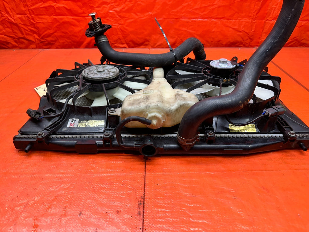 04 08 ACURA TSX 2.4L RADIATOR FANS HOSES OVERFLOW THERMOSTAT OEM #3309
