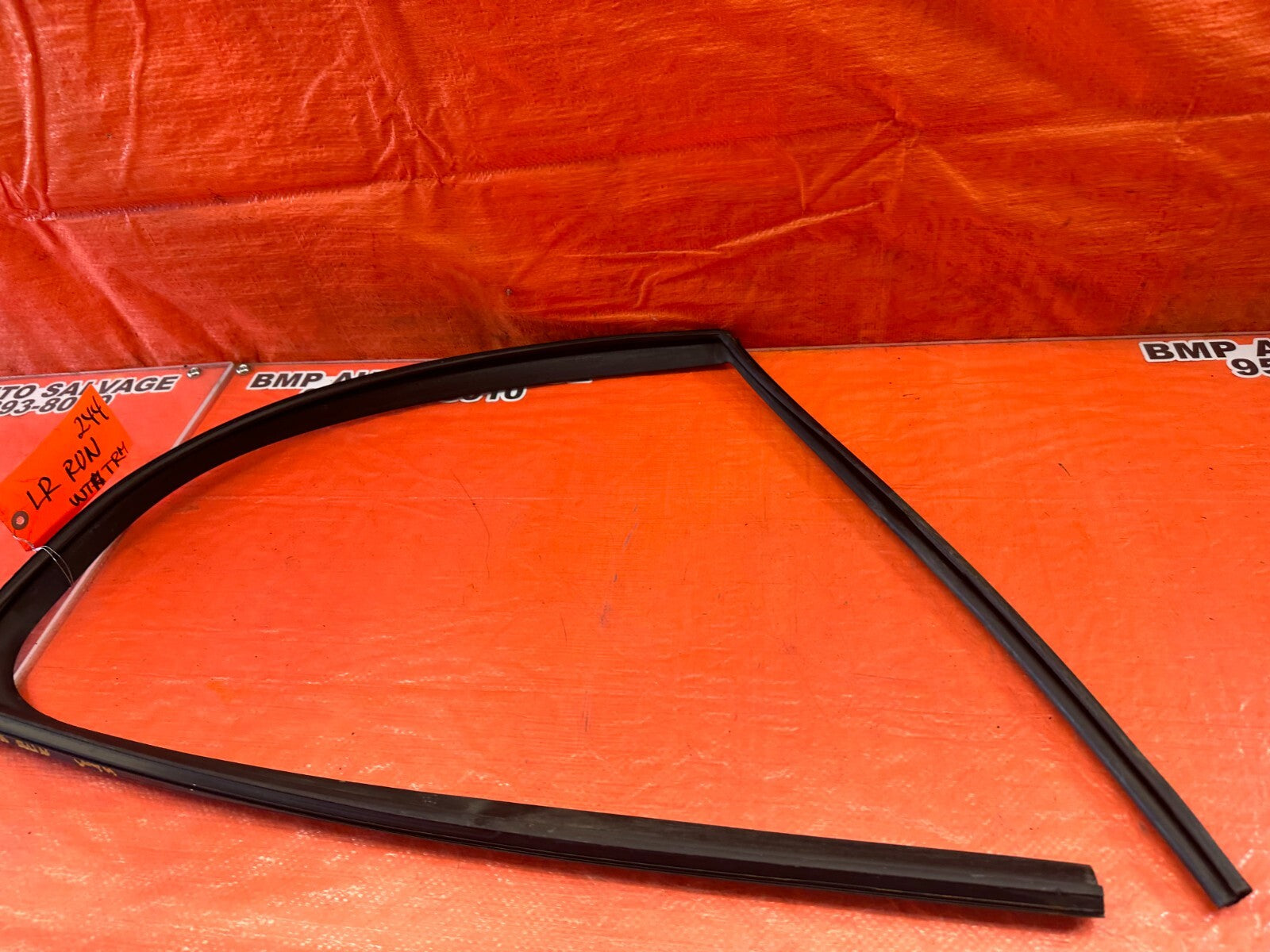 07 12 LEXUS ES350   DRIVER LEFT REAR WINDOW GLASS RUN CHANNEL   OEM #2446