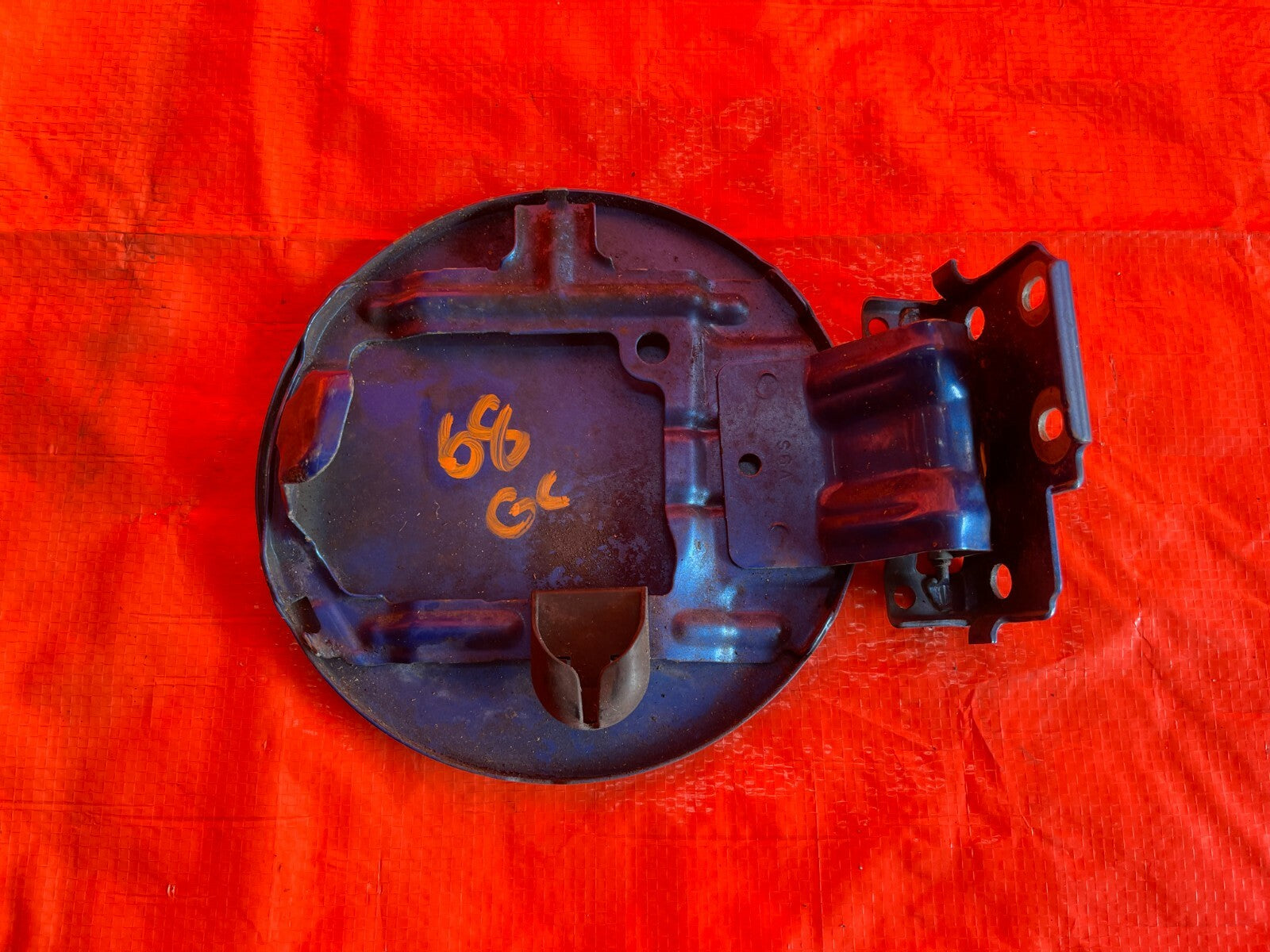 02 05 HONDA CIVIC SI 2.0L EP3 HATCHBACK   FUEL FILLER LID GAS CAP BLUE   OEM #687