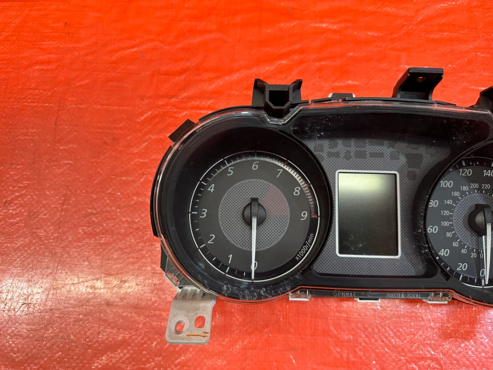 08 LANCER EVOLUTION X EVO 10 MR   AUTOMATIC INSTRUMENT GAUGE CLUSTER   OEM 122K4