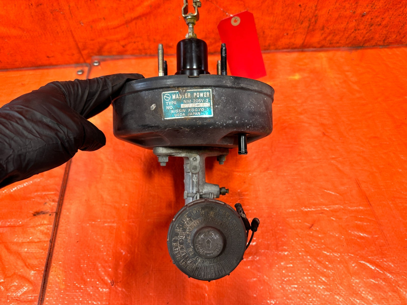 90 91 HONDA CIVIC HATCHBACK   BRAKE BOOSTER & MASTER CYLINDER   OEM 3254