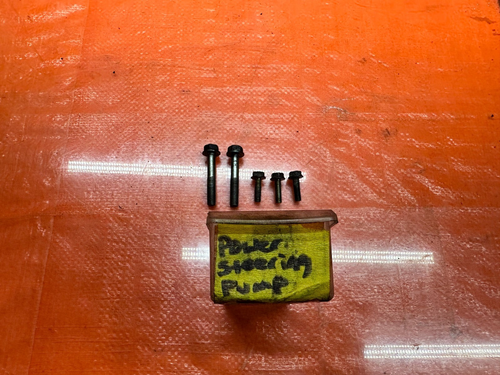 04 08 ACURA TSX 2.4L POWER STEERING PUMP MOUNTING BOLTS OEM #3300
