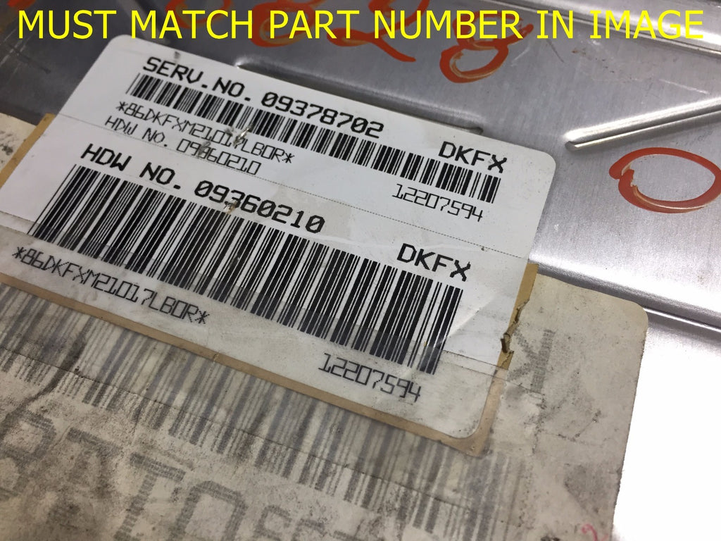 OEM 2000 OLDSMOBILE INTRIGUE ENGINE COMPUTER ECU ECM BRAIN EBX 09378702 DKFX1