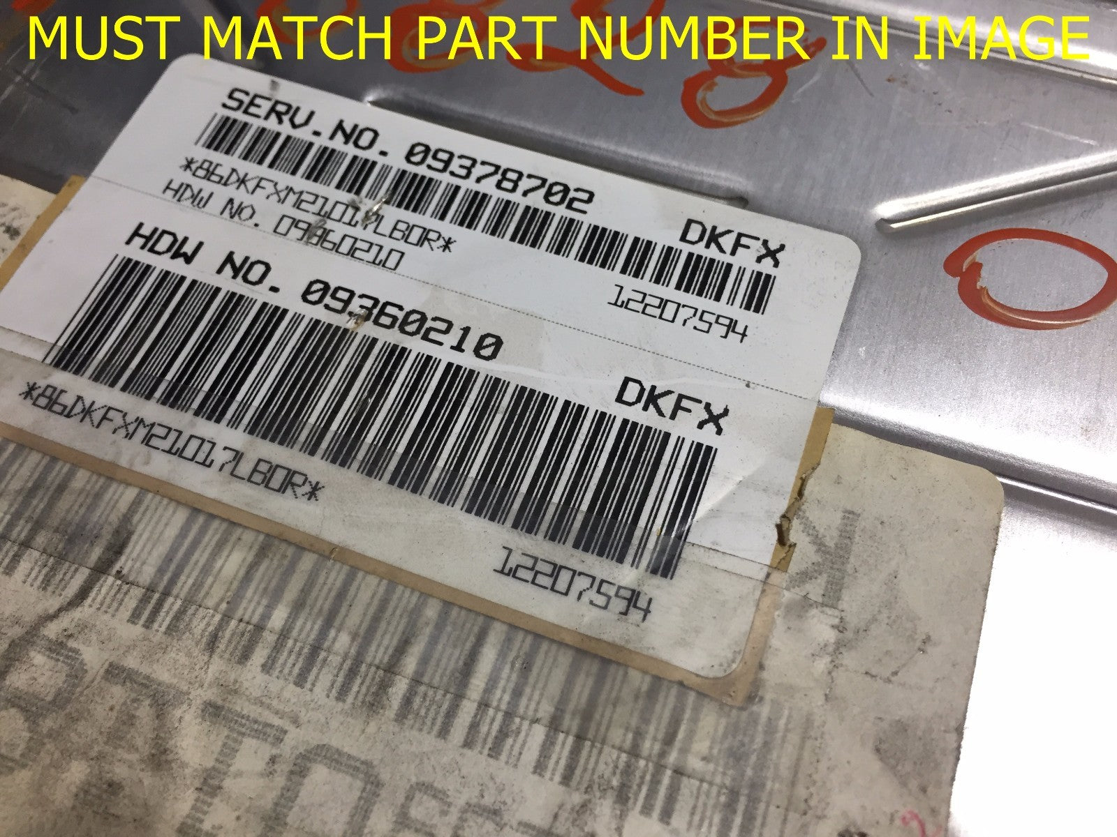 OEM 2000 OLDSMOBILE INTRIGUE ENGINE COMPUTER ECU ECM BRAIN EBX 09378702 DKFX1