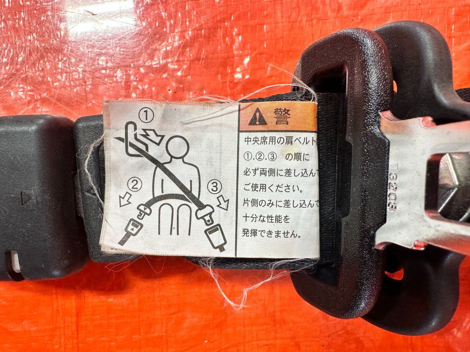 2013 13 SUBARU WRX STI WAGON REAR SEAT BELT SET LEFT & RIGHT SEAT BELTS OEM 28316