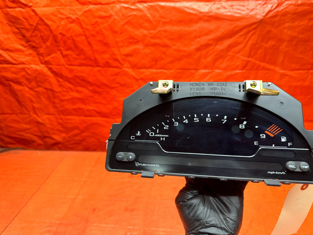 00 03 HONDA S2000 AP1 2.0L INSTRUMENT GAUGE CLUSTER SPEEDOMETER TACHOMETER 33710