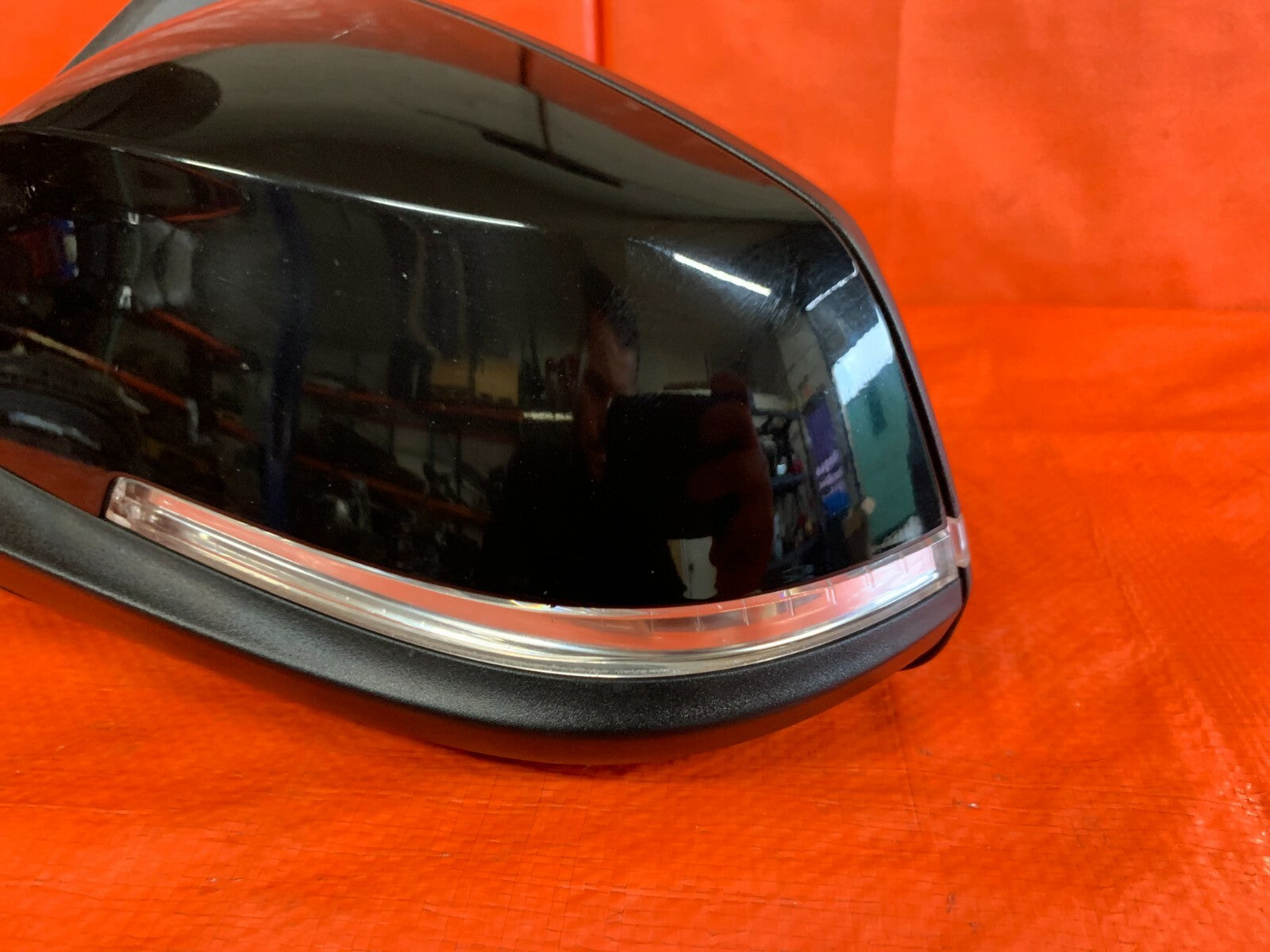 13 18 BMW 320i DRIVER LEFT FRONT SIDE VIEW MIRROR   BLACK COLOR   5 PIN   OEM OE1