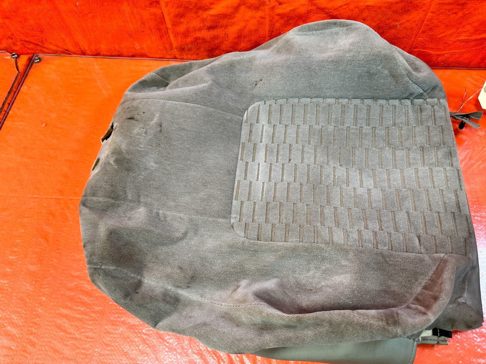 97 01 HONDA PRELUDE PASSENGER RIGHT FRONT UPPER SEAT SKIN WRAP  TAN OEM 3239