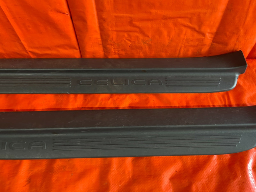 00 05 TOYOTA CELICA   DOOR SILL SCUFF PLATE FLOOR PILLAR SET LEFT RIGHT   OEM2