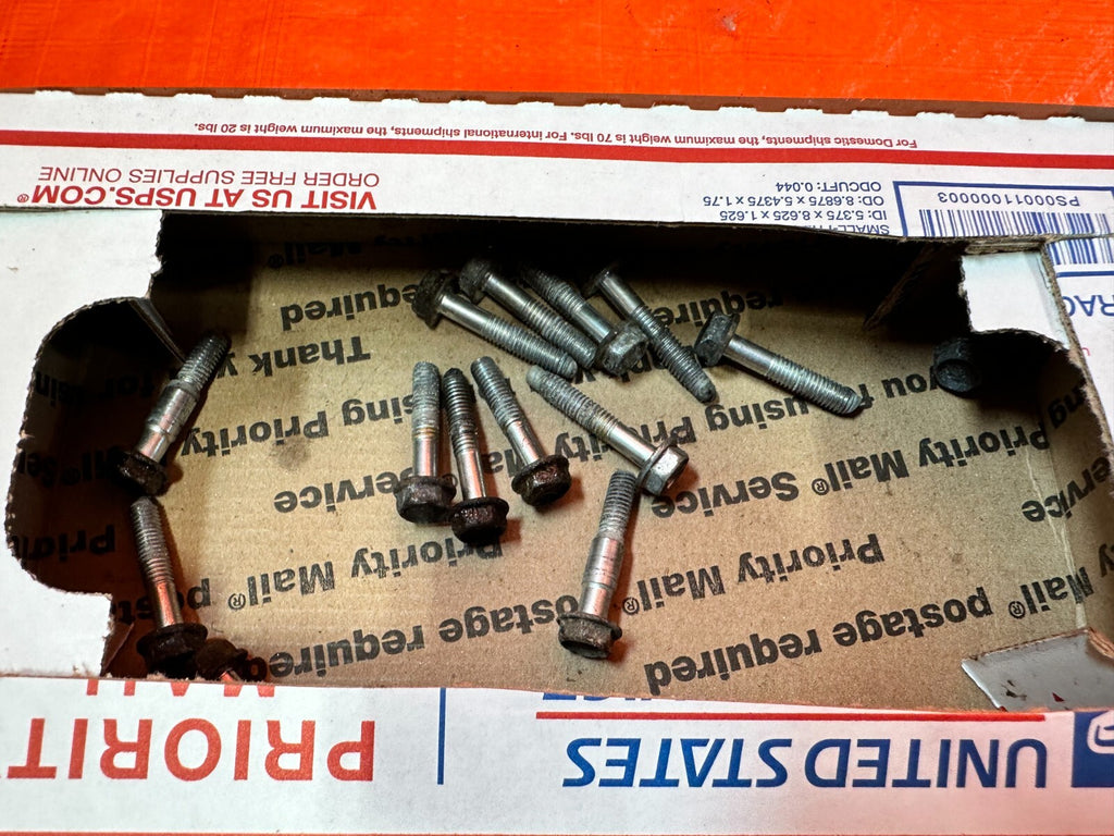 12 15 HONDA CIVIC SI   K24Z7   TIMING CHAIN COVER BOLTS HARDWARE   OEM #2650