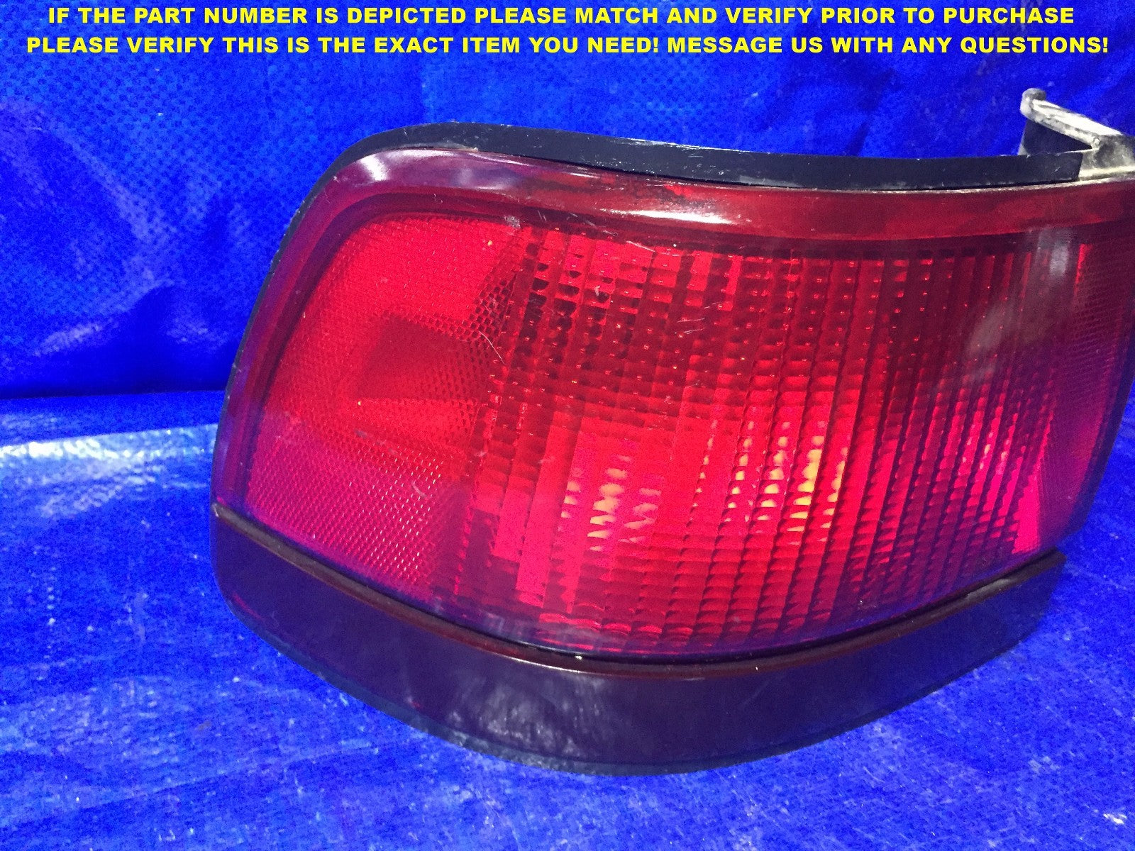 OEM 1994 1995 1996 FORD ESCORT DRIVER LEFT TAIL LIGHT 94 95 96 L LH BLACK2