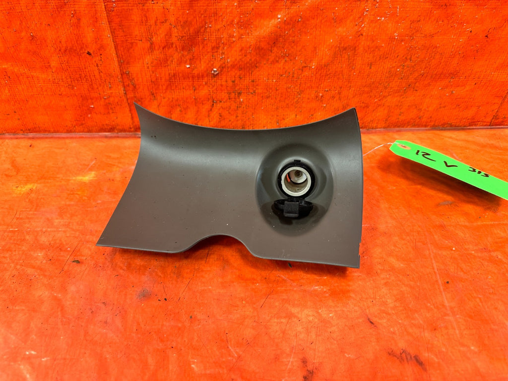 02 06 ACURA RSX   DASHBOARD CENTER CONSOLE 12 VOLT CHARGER SOCKET TRIM TAN #3141