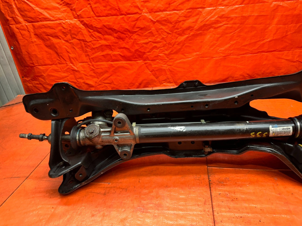 97 01 HONDA PRELUDE 2.2L FRONT SUBFRAME K MEMBER W/ POWER STEERING RACK OEM #33521