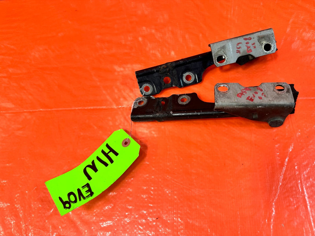 03 06 LANCER EVOLUTION VIII 8 EVO IX 9   LEFT RIGHT HOOD HINGES OEM #EVO96