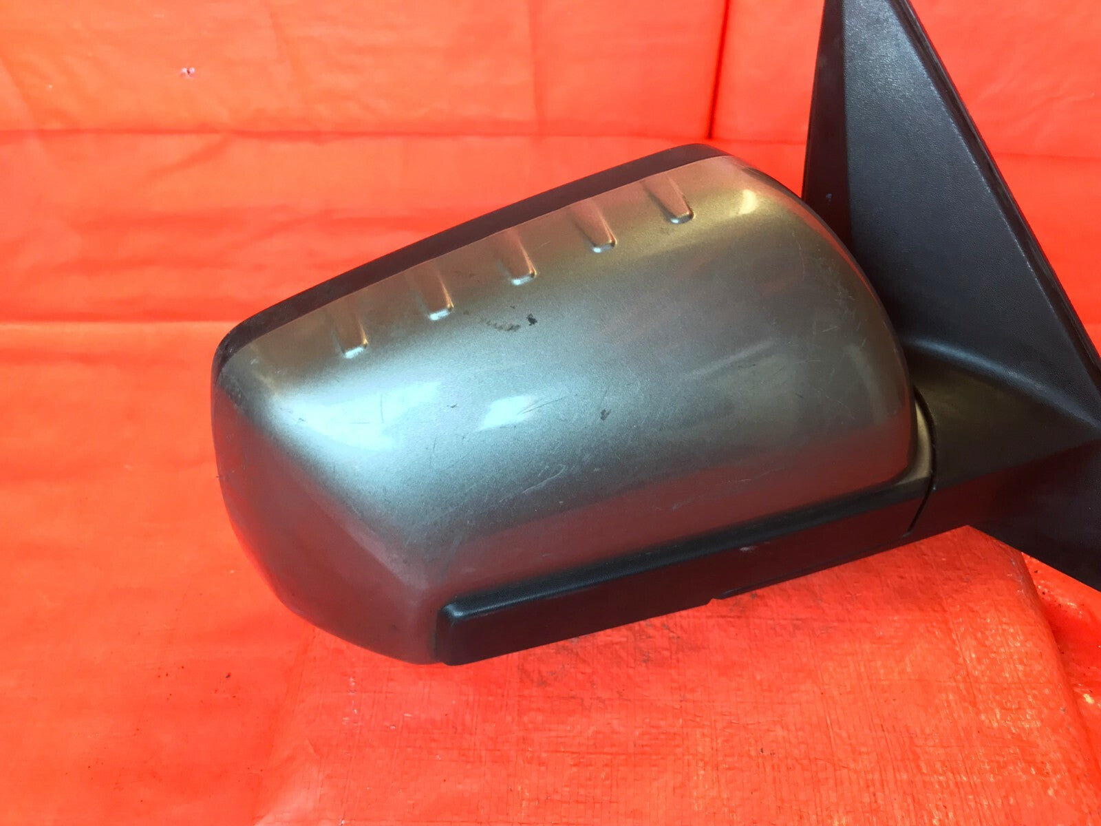 OEM 2012 12 KIA SOUL PASSENGER RIGHT SIDE VIEW MIRROR   GRAY   MANUAL NON POWER3