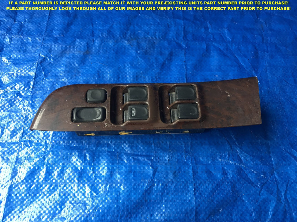 OEM 1998 1999 2000 2001 2002 HONDA PASSPORT DRIVER LEFT MASTER WINDOW SWITCH0