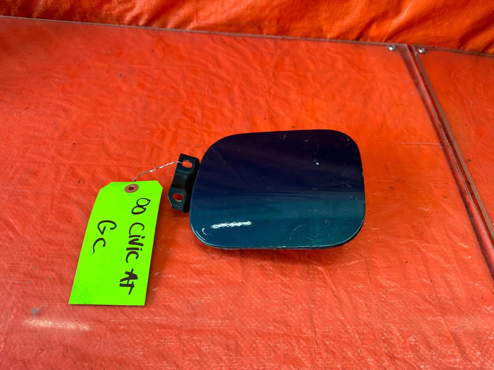 96 00 HONDA CIVIC COUPE   GASOLINE GAS FUEL LID FLAP COVER LID   OEM #000